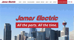 Desktop Screenshot of jameselectric.ca